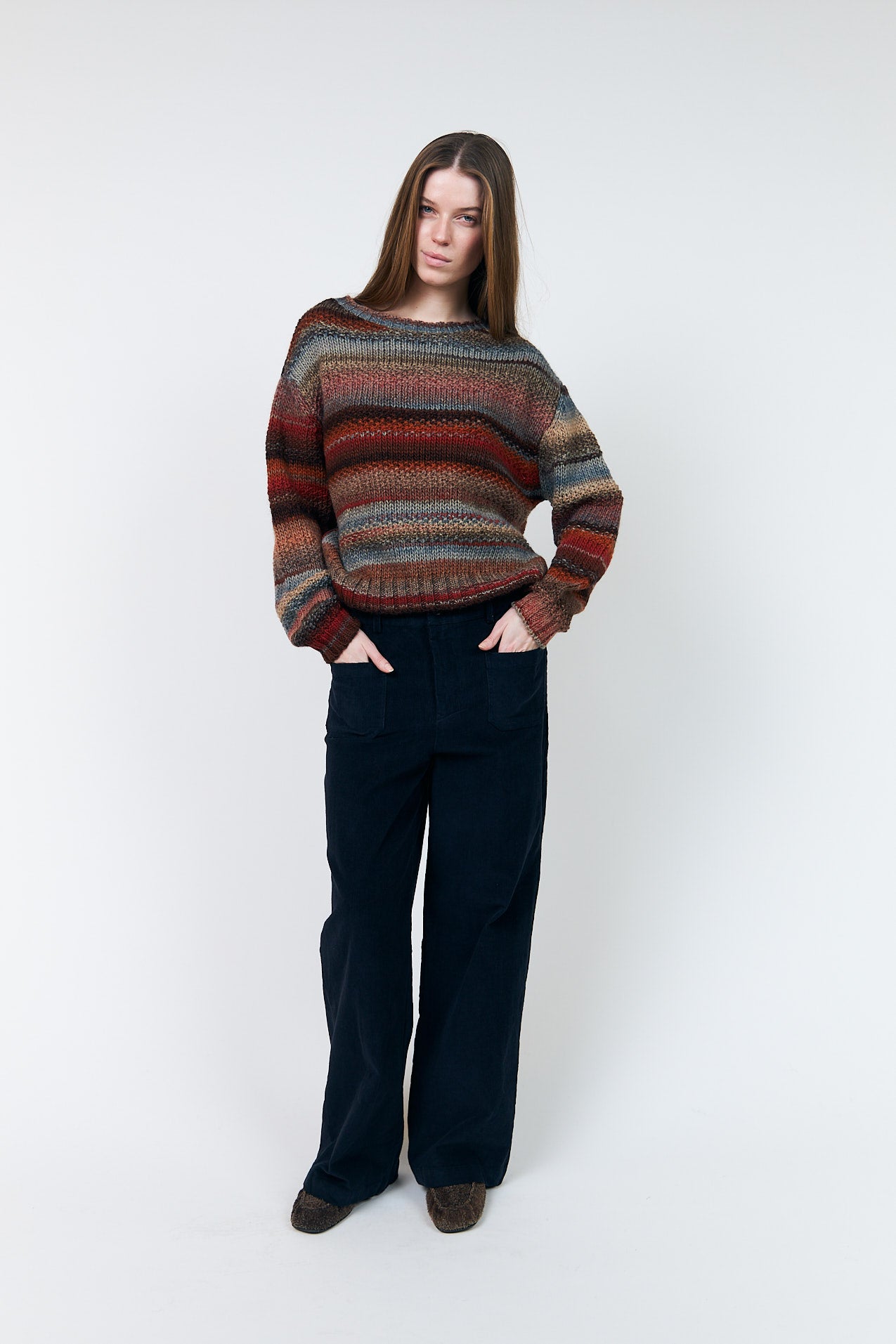 Lollys Laundry FairhavenLL Strickpullover Jumper Rostbraun