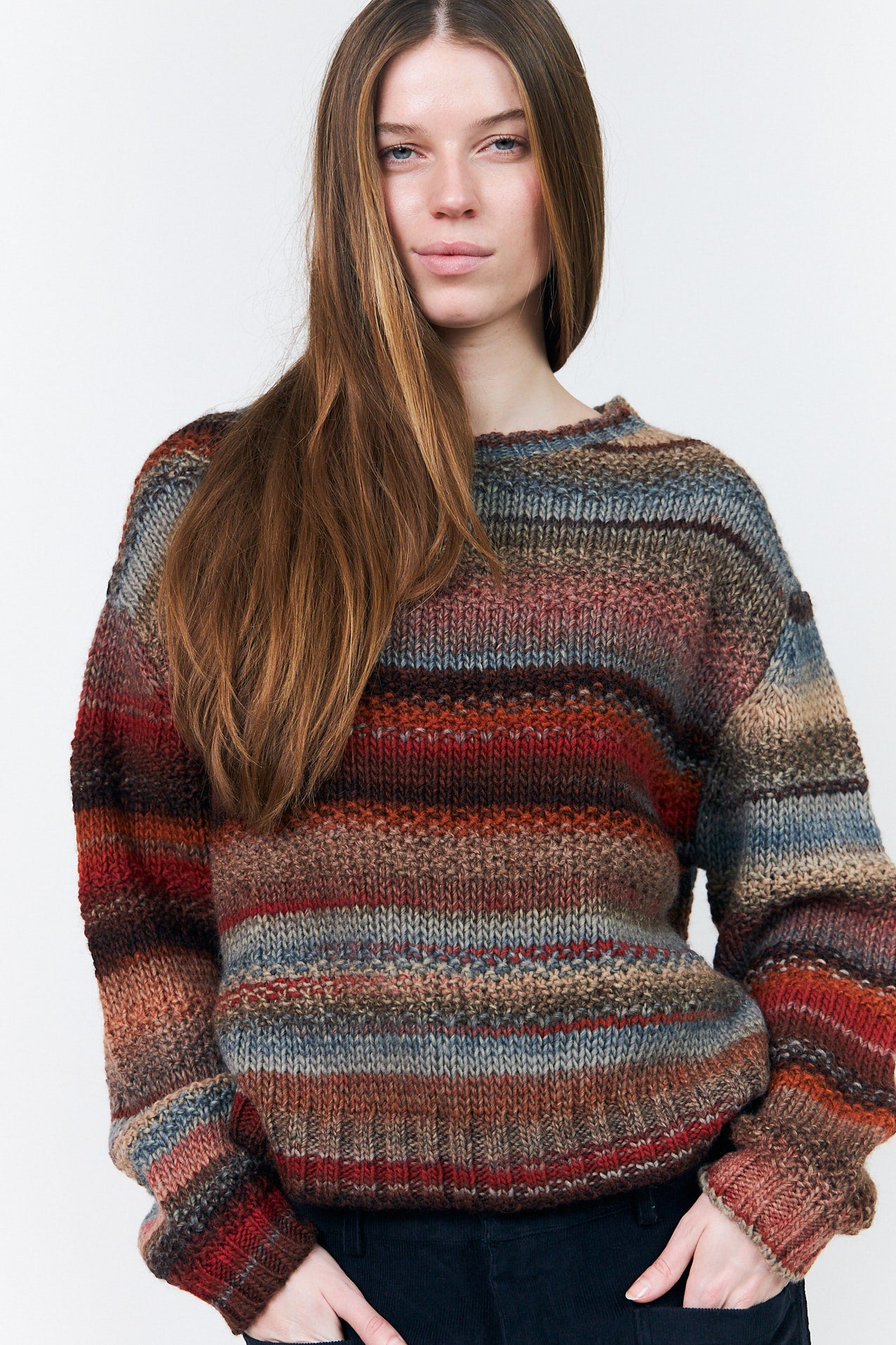 Lollys Laundry FairhavenLL Strickpullover Jumper Rostbraun
