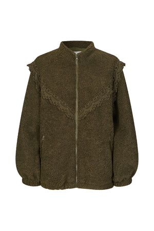 Lollys Laundry FalLL Jacke Outerwear Dunkelgrün