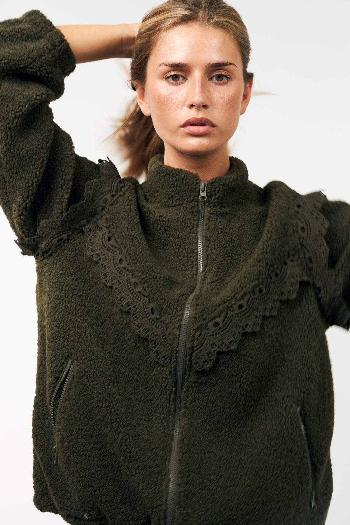 Lollys Laundry FalLL Jacke Outerwear Dunkelgrün