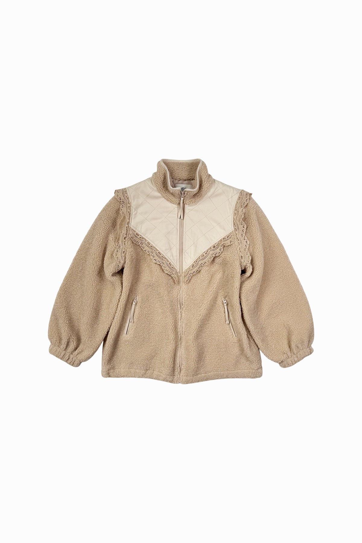 Lollys Laundry FalLL Teddyjacke Outerwear 08 Beige