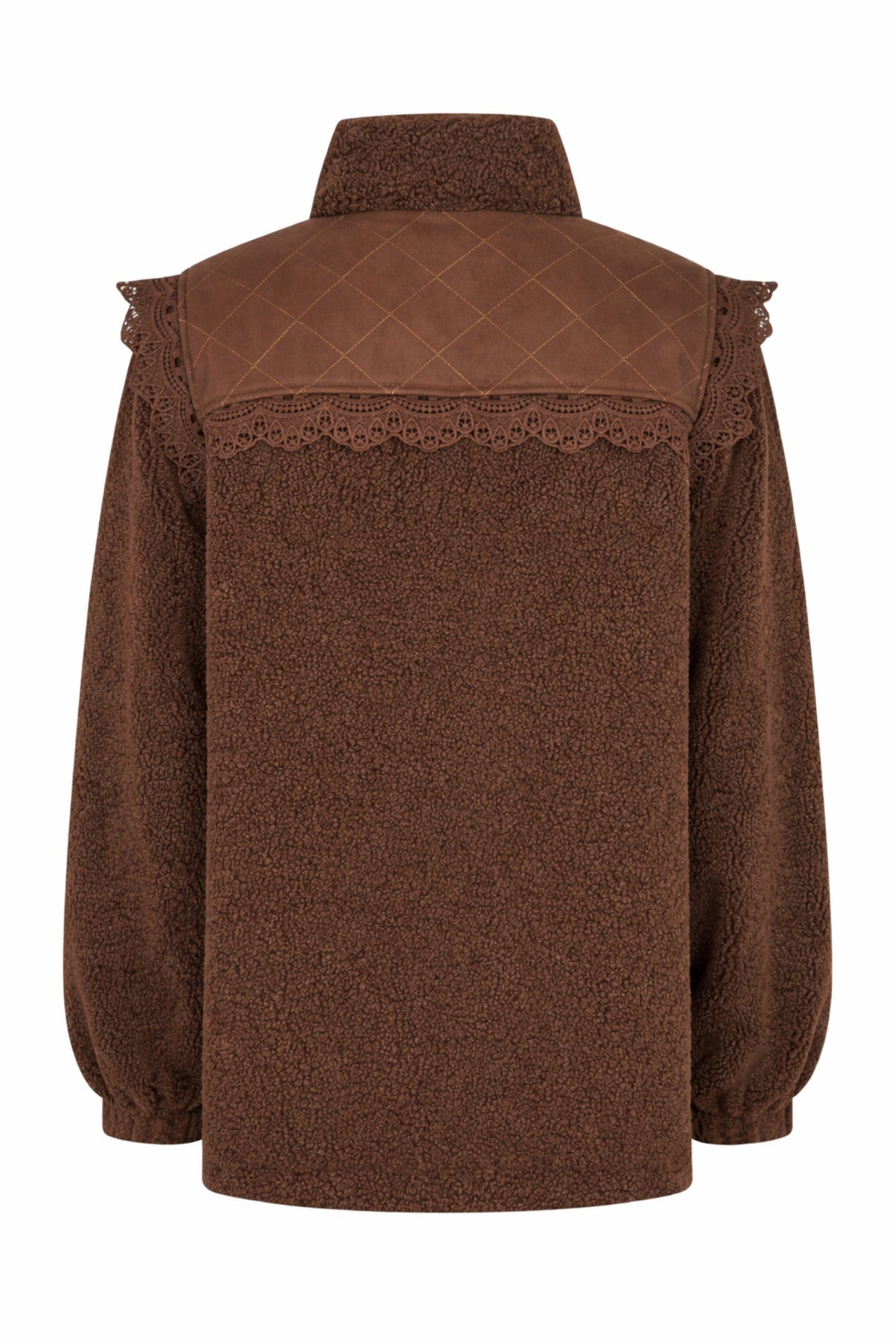 Lollys Laundry FalLL Teddyjacke Outerwear Braun