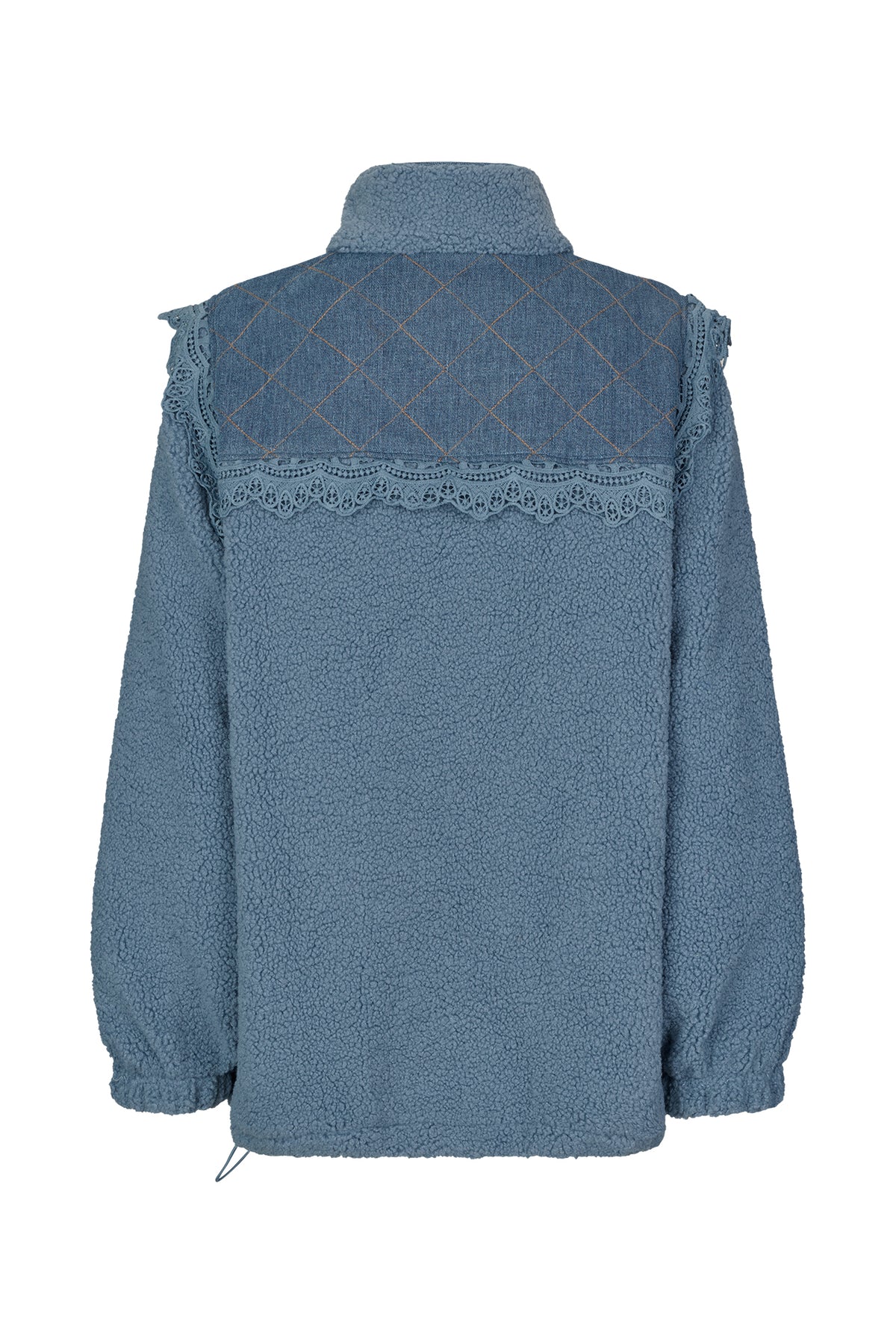 Lollys Laundry FalLL Teddyjacke Outerwear Gedämpftes Blau
