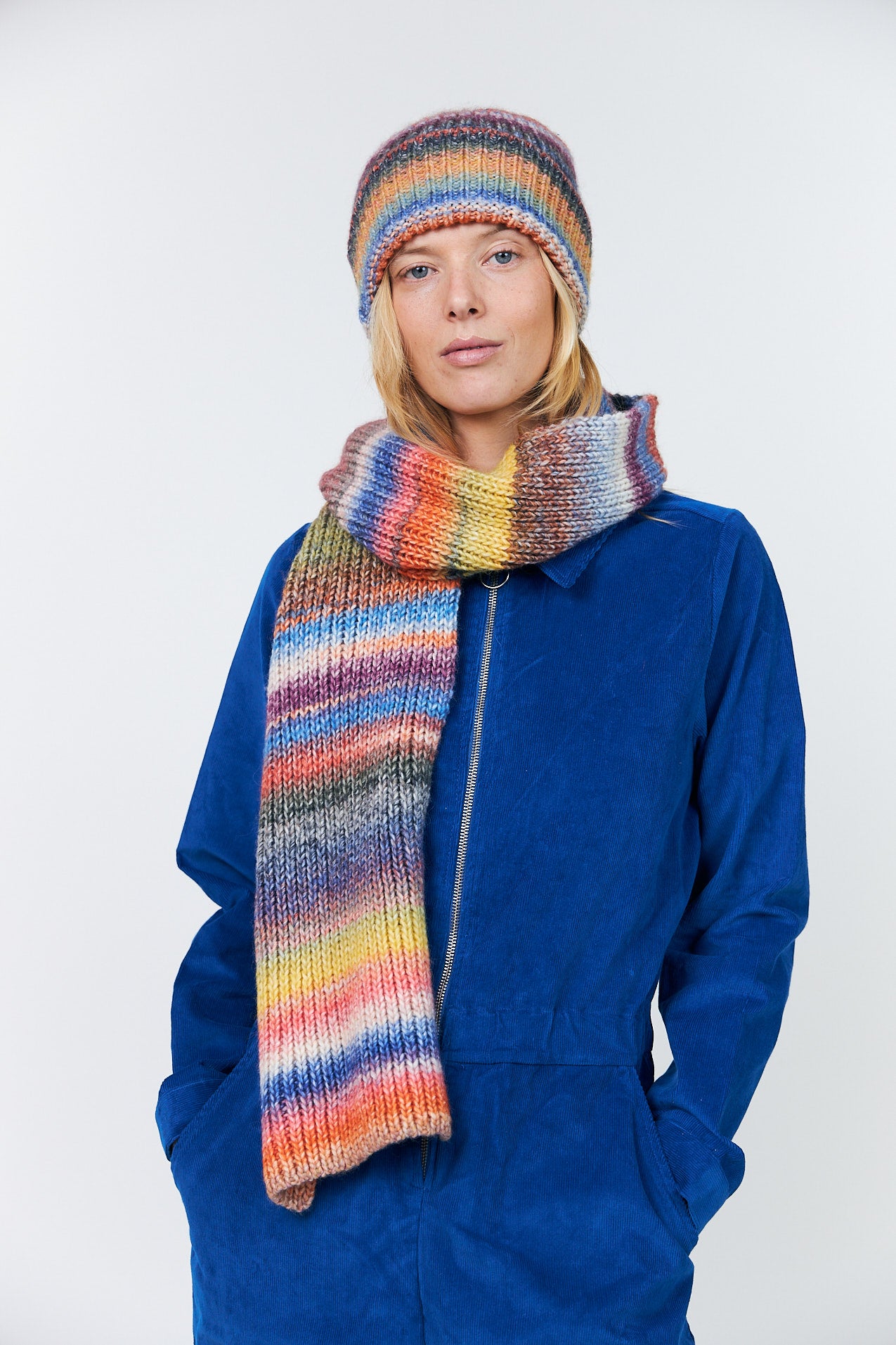 ForrestLL Strick Beanie - Mehrfarbig