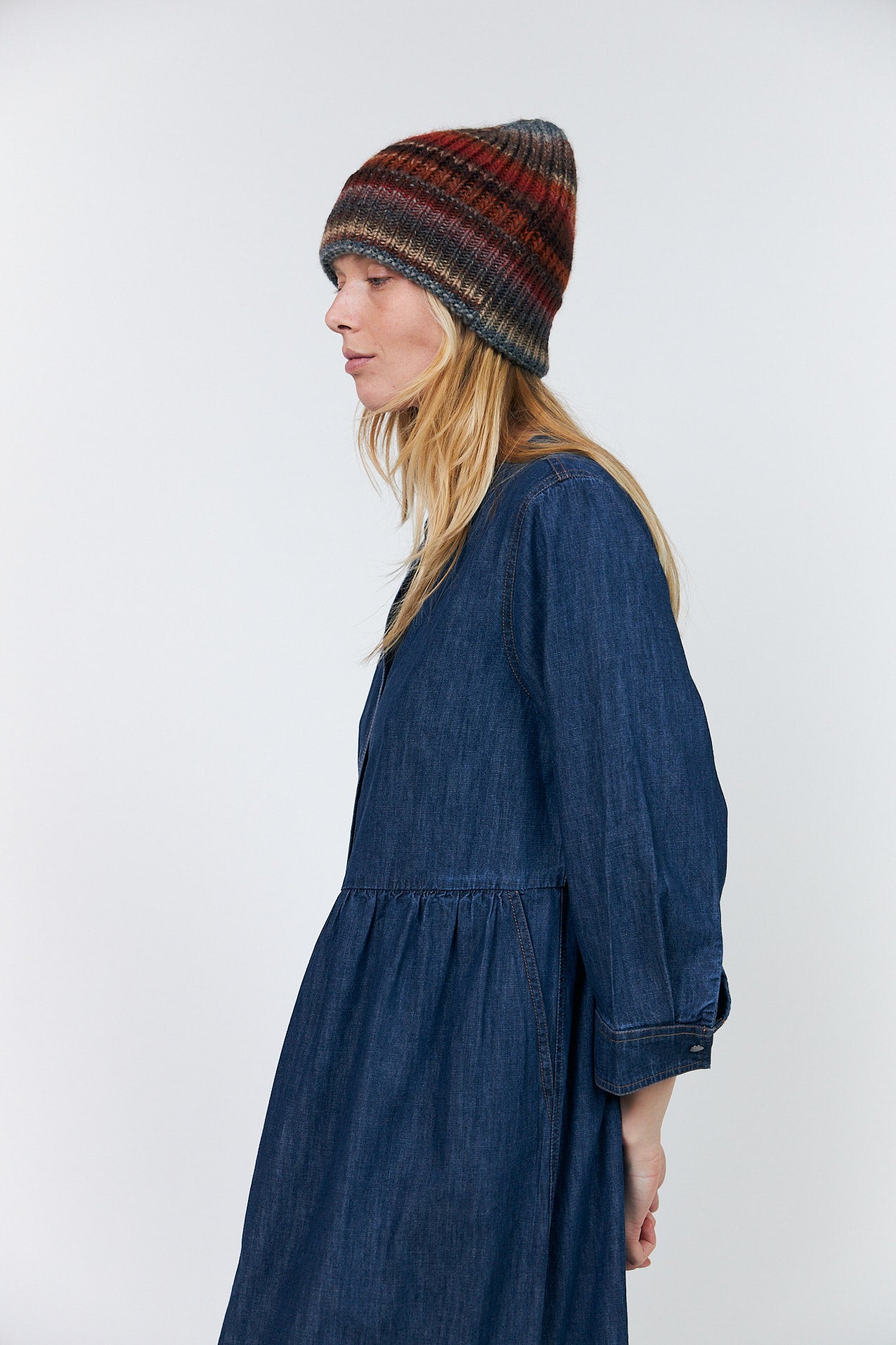 Lollys Laundry ForrestLL Strick Beanie Hat Rostbraun