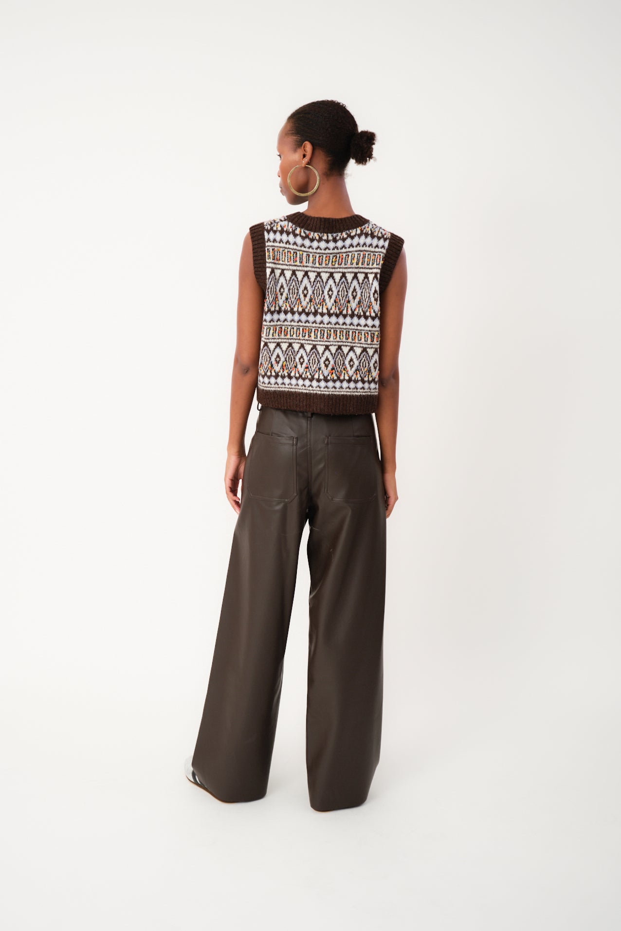 Lollys Laundry FrancescaLL Weste Vest Dunkelbraun