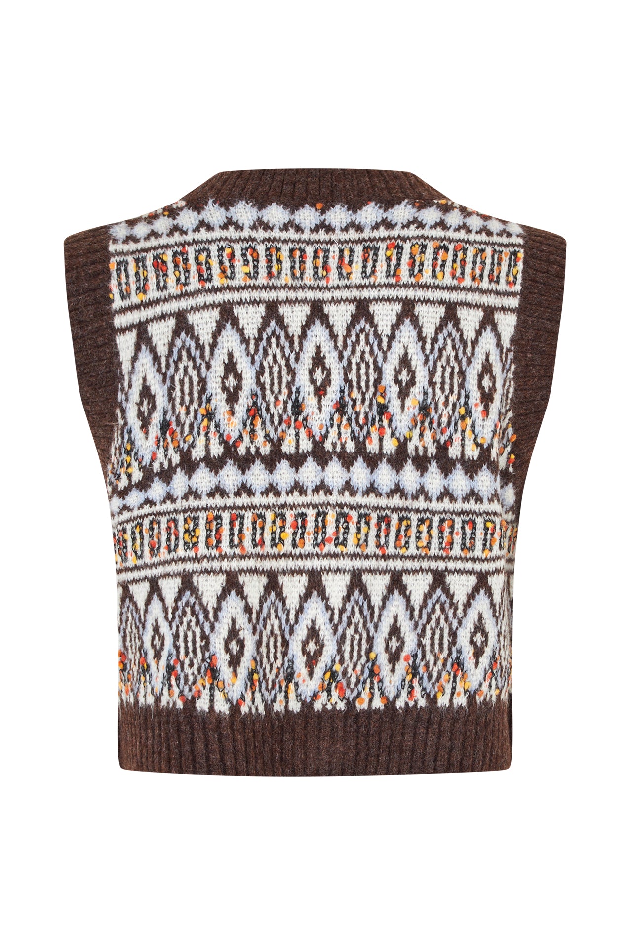 Lollys Laundry FrancescaLL Weste Vest Dunkelbraun