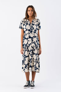 FreddyLL Midi Dress SS - Flower Print