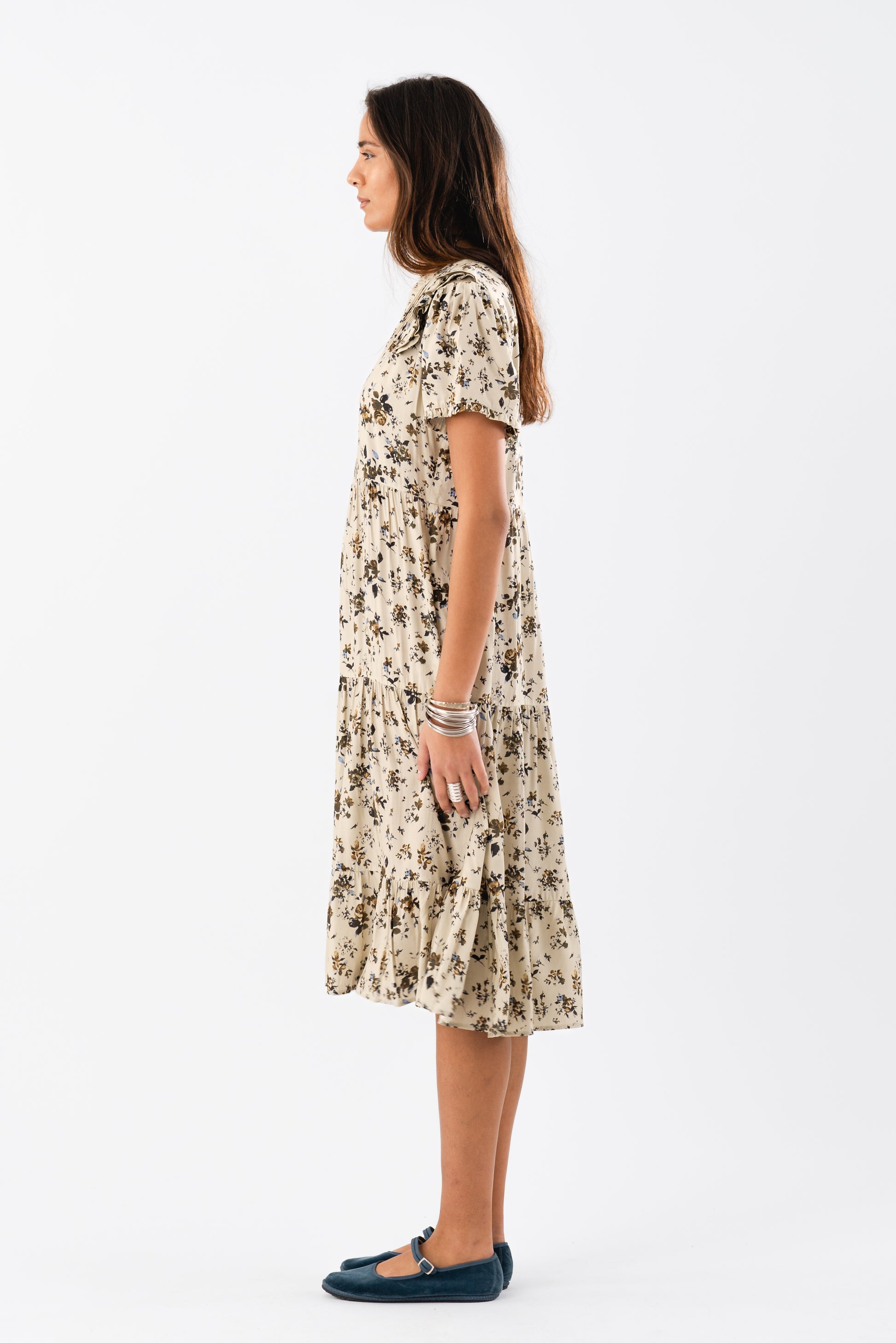 Lollys Laundry FreddyLL Midi Dress SS Dress 74 Flower Print