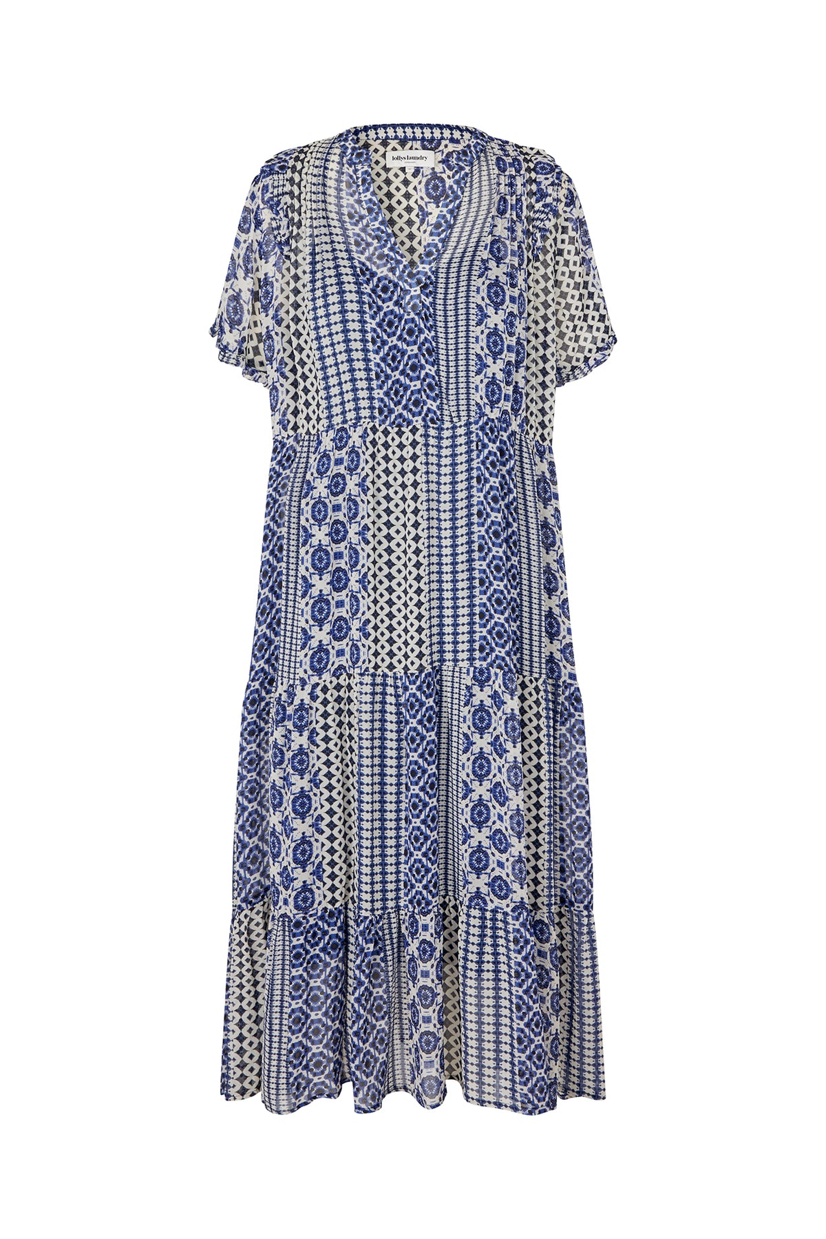 Lollys Laundry FreddyLL Midi Dress SS Dress Blau