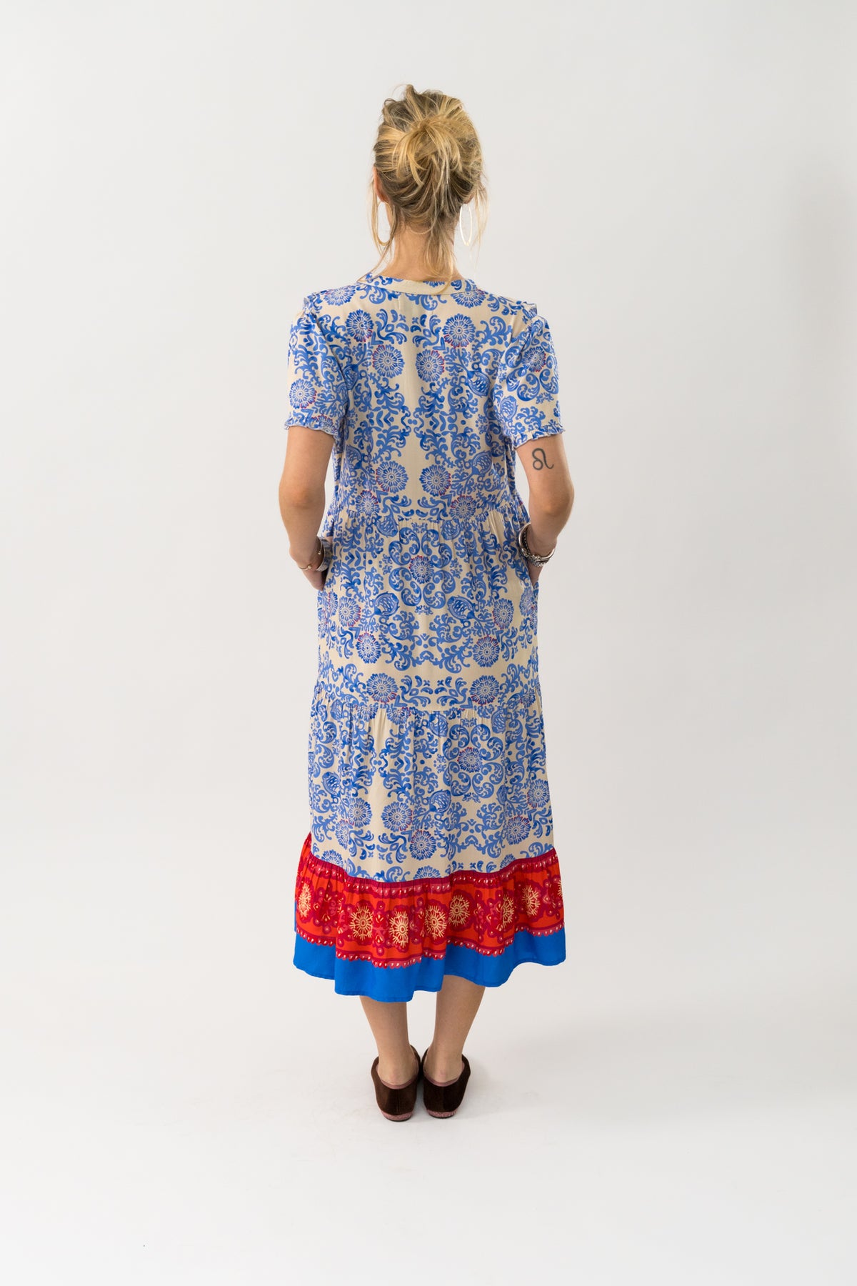 Lollys Laundry FreddyLL Midi Kleid Dress Hellblau