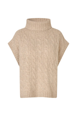 Lollys Laundry FresnoLL Strickweste Vest 04 Sand
