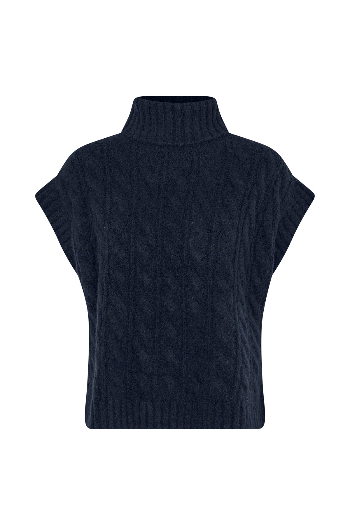Lollys Laundry FresnoLL Strickweste Vest Dunkelblau