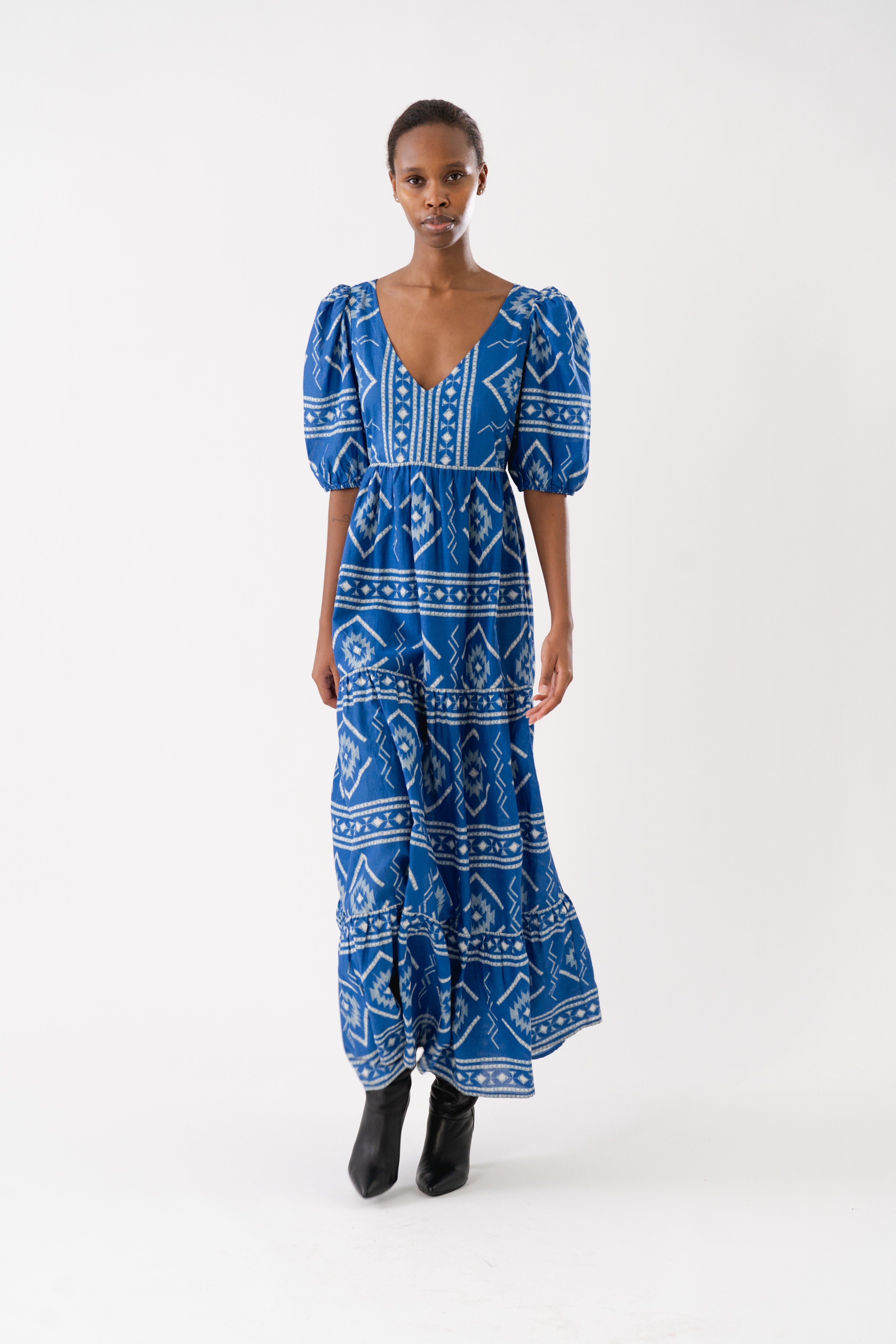 Lollys Laundry GamboLL Maxi Dress SS Dress 20 Blue