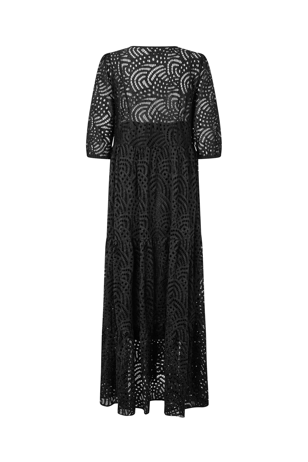 Lollys Laundry GamboLL Maxi Dress SS Dress Schwarz