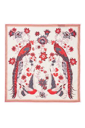 Lollys Laundry GardenbirdsLL Tuch Scarf Creme