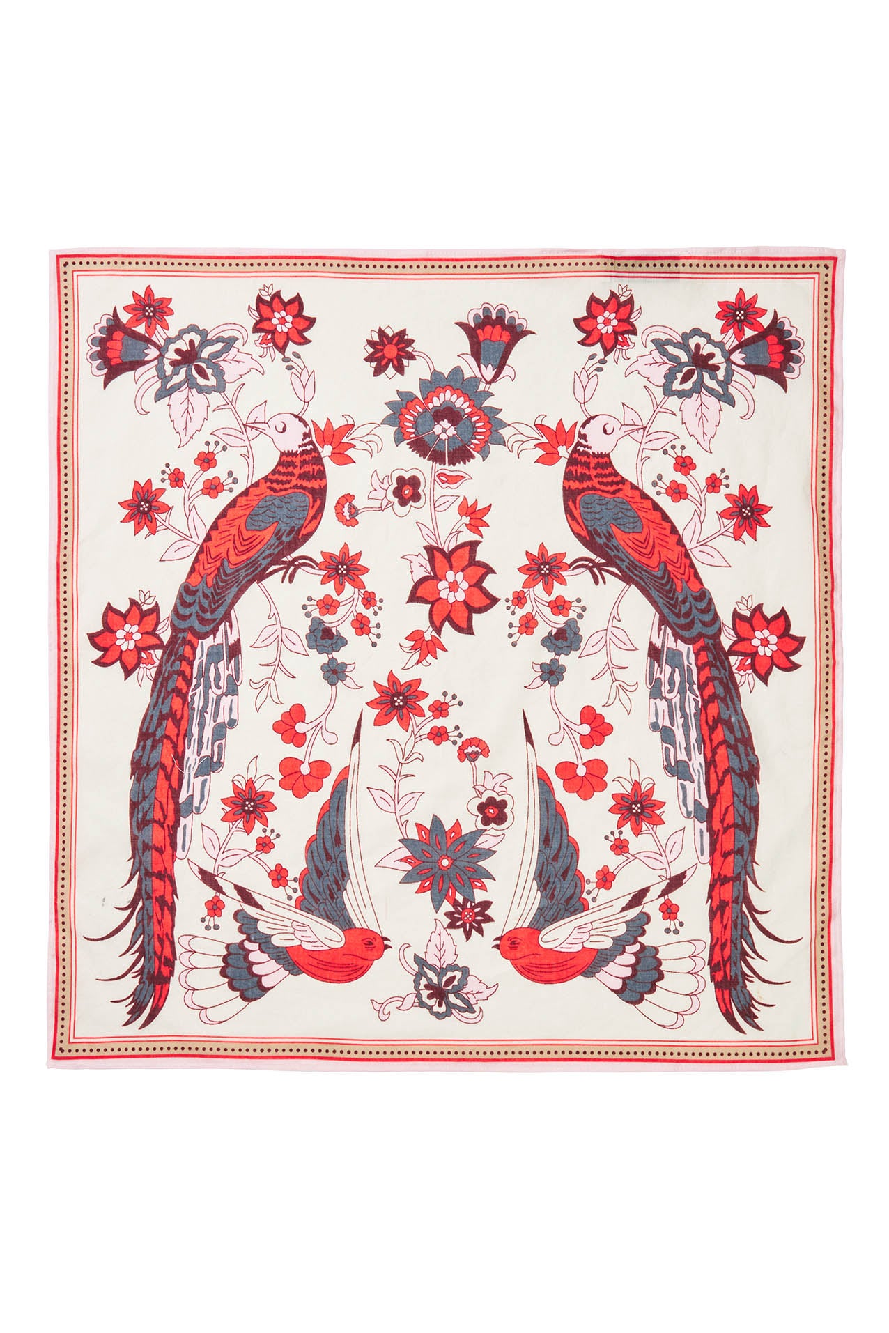 Lollys Laundry GardenbirdsLL Tuch scarf 02 Creme