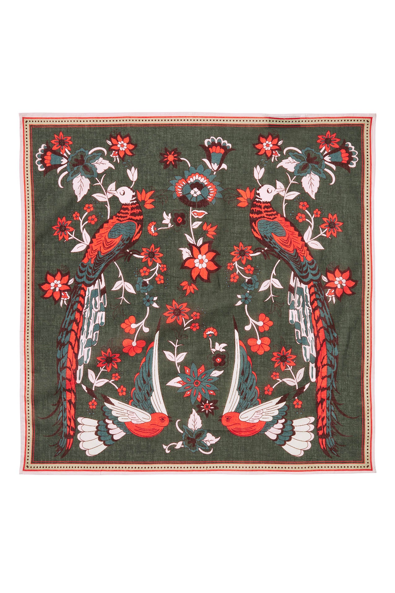 Lollys Laundry GardenbirdsLL Tuch scarf 99 Black