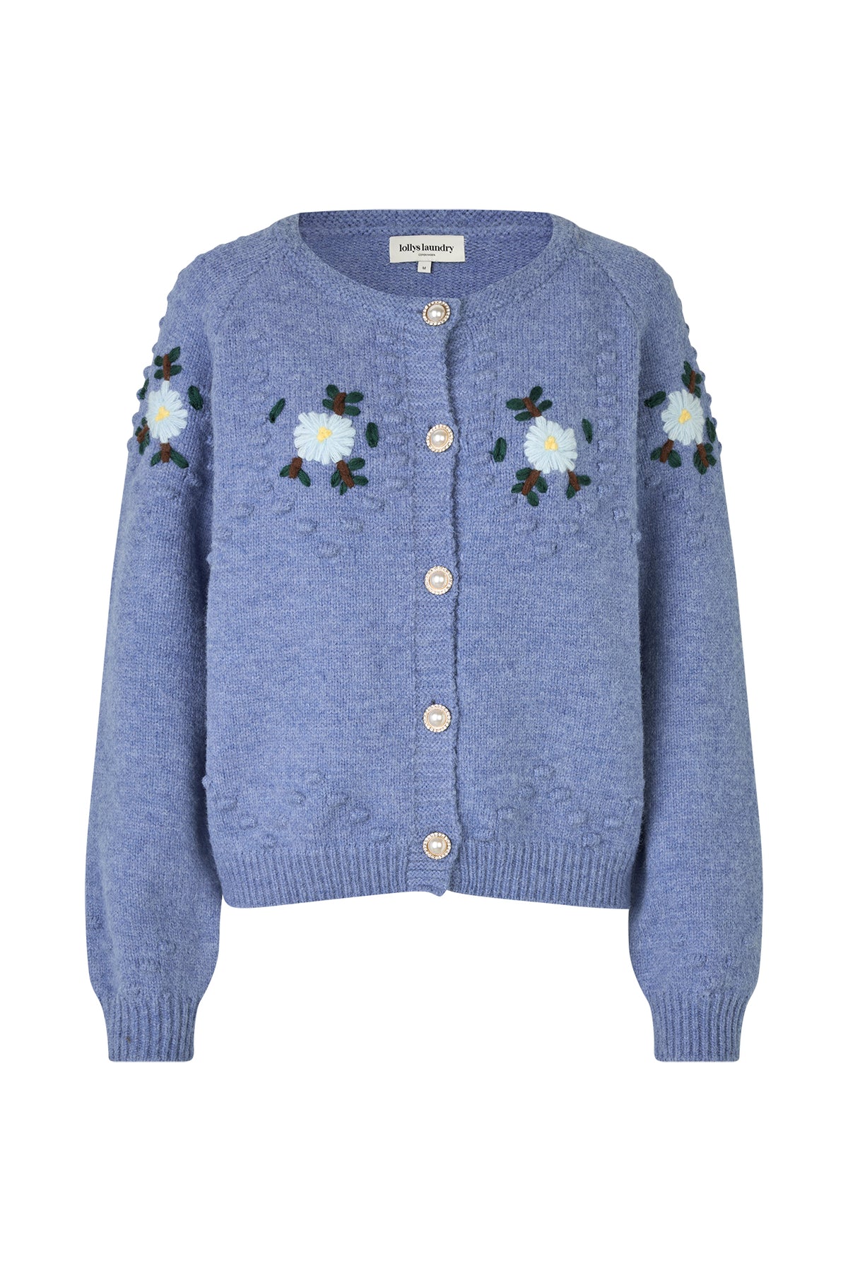 Lollys Laundry GracelynnLL Strick Cardigan Cardigan Blau melange