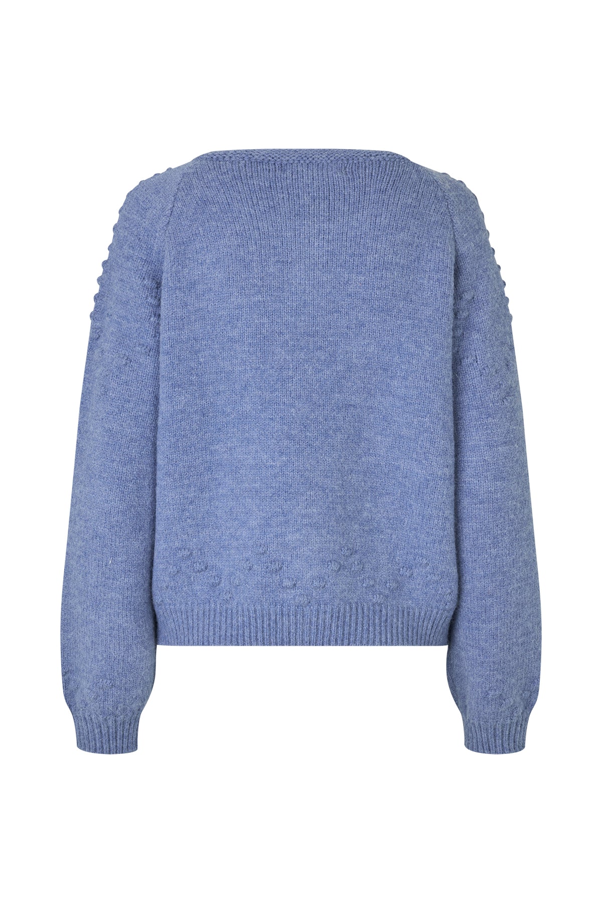Lollys Laundry GracelynnLL Strick Cardigan Cardigan Blau melange