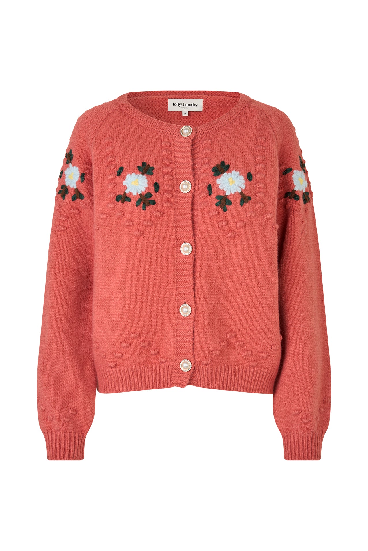 Lollys Laundry GracelynnLL Strick Cardigan Cardigan Koralle