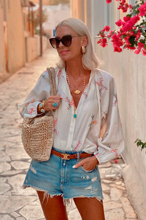 Lollys Laundry HaileyLL Hemdbluse Shirt 02 Creme