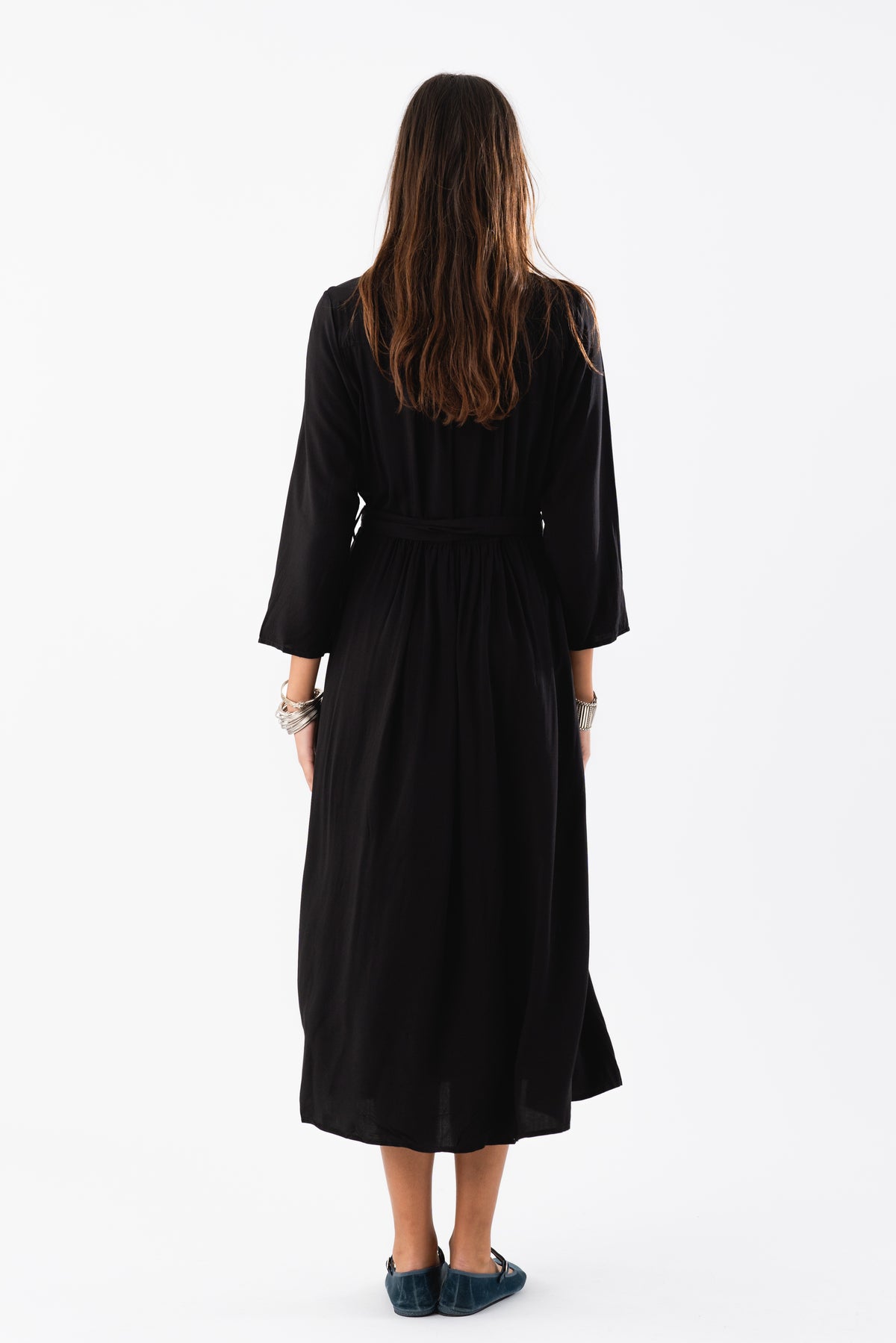 Lollys Laundry HarperLL Maxi Dress 3/4 Dress Schwarz
