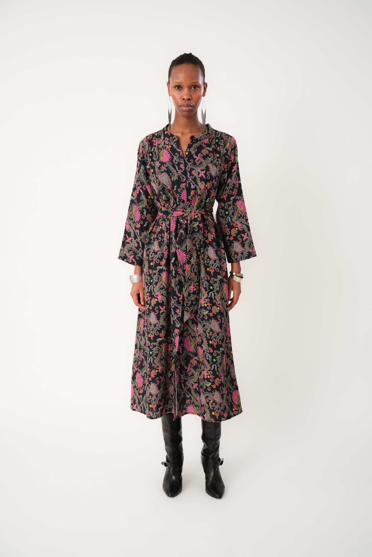 Lollys Laundry HarperLL Maxi Kleid Dress 74 Flower Print