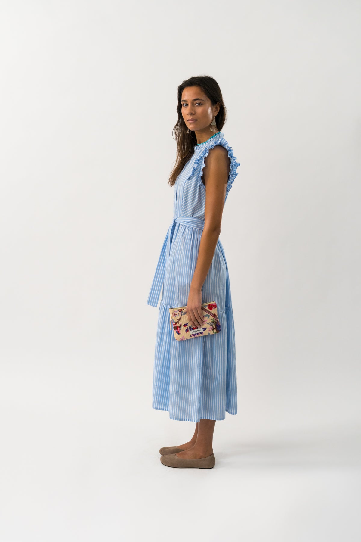 Lollys Laundry HarrietLL Maxi Kleid Dress Streifen