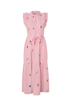 Lollys Laundry HarrietLL Maxi Kleid Dress Rosa