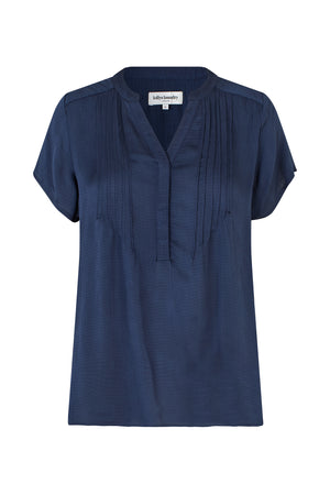 Lollys Laundry HeatherLL Bluse Blouse Dunkelblau