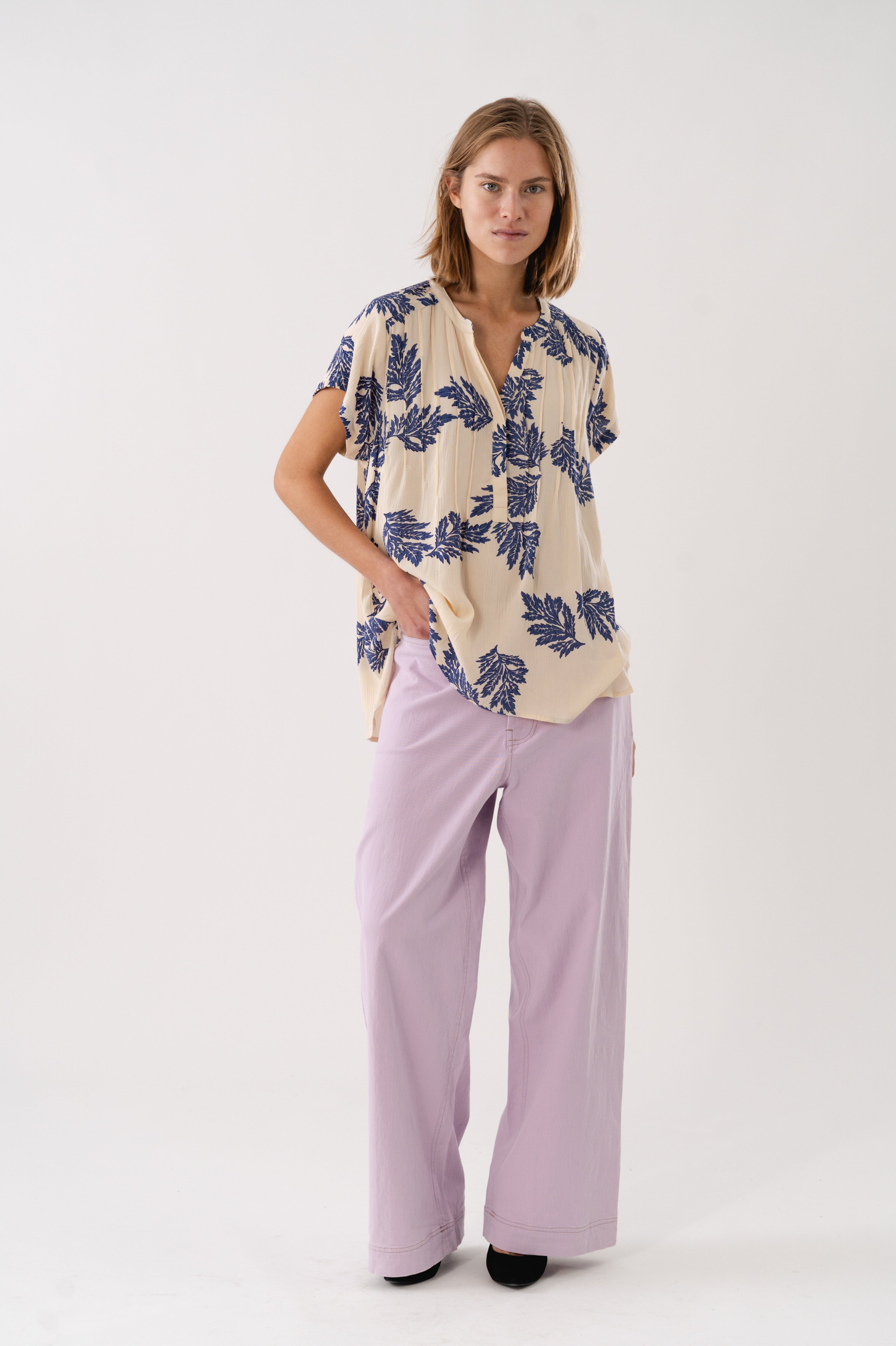 Lollys Laundry HeatherLL Top SS T-shirt 74 Flower Print