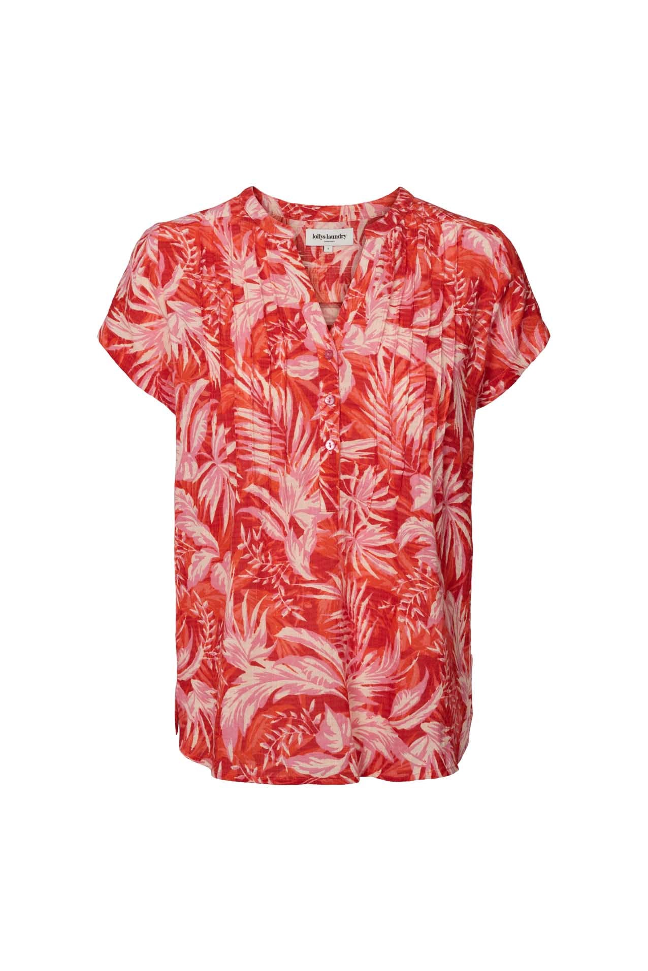 Lollys Laundry Heather Top Top 30 Red