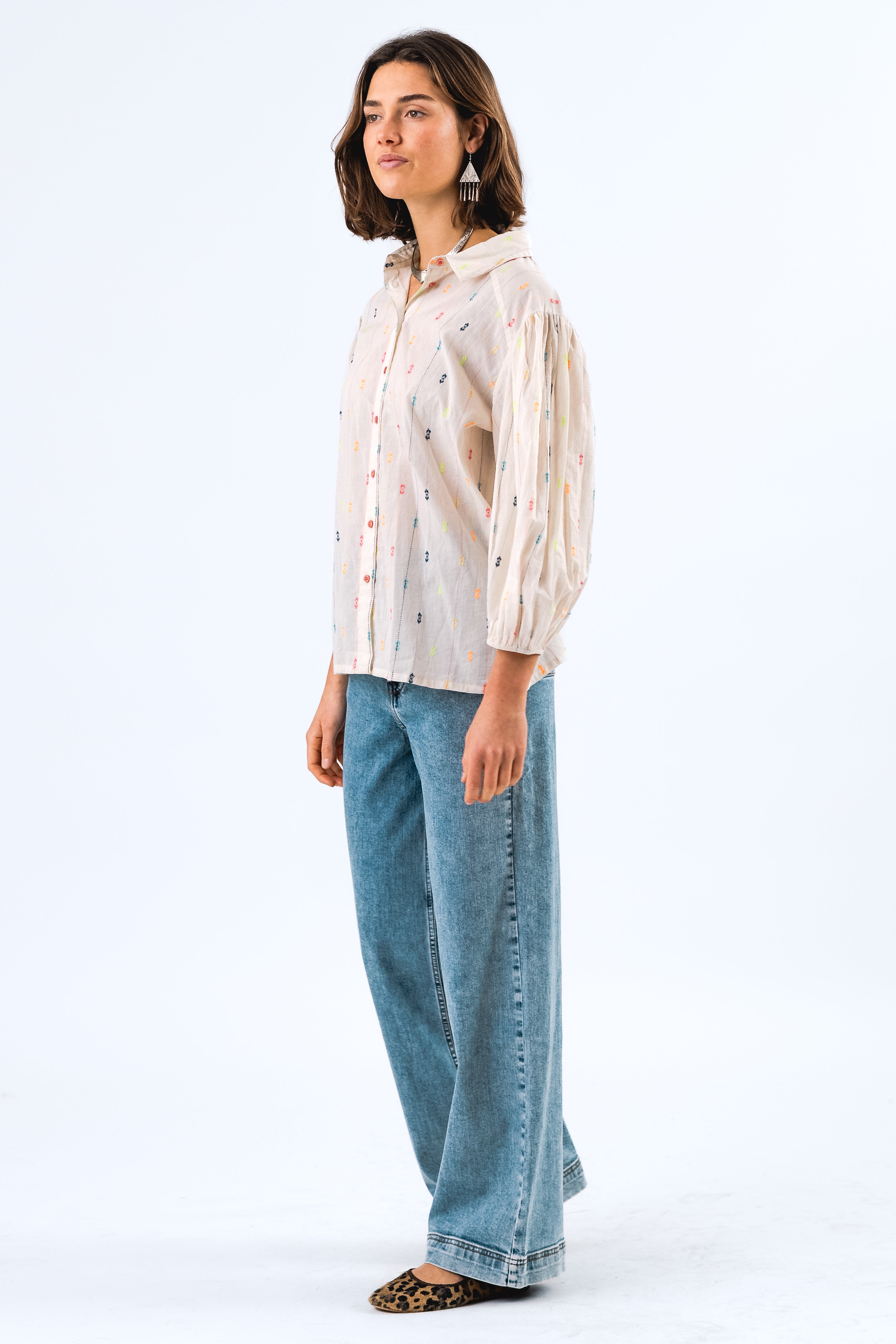 Lollys Laundry HeidiLL Shirt 3/4 Shirt 02 Creme