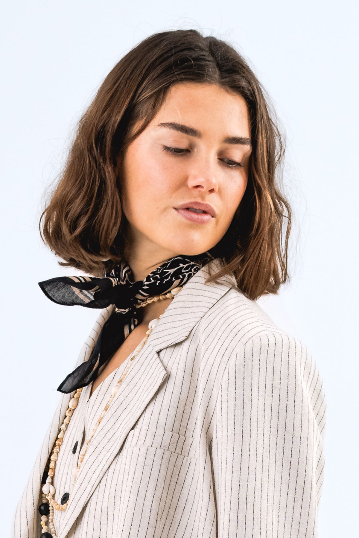 Lollys Laundry HemlockLL Bandana Scarf Schwarz
