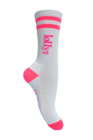 Lollys Laundry HillLL Socken Socks Neon pink