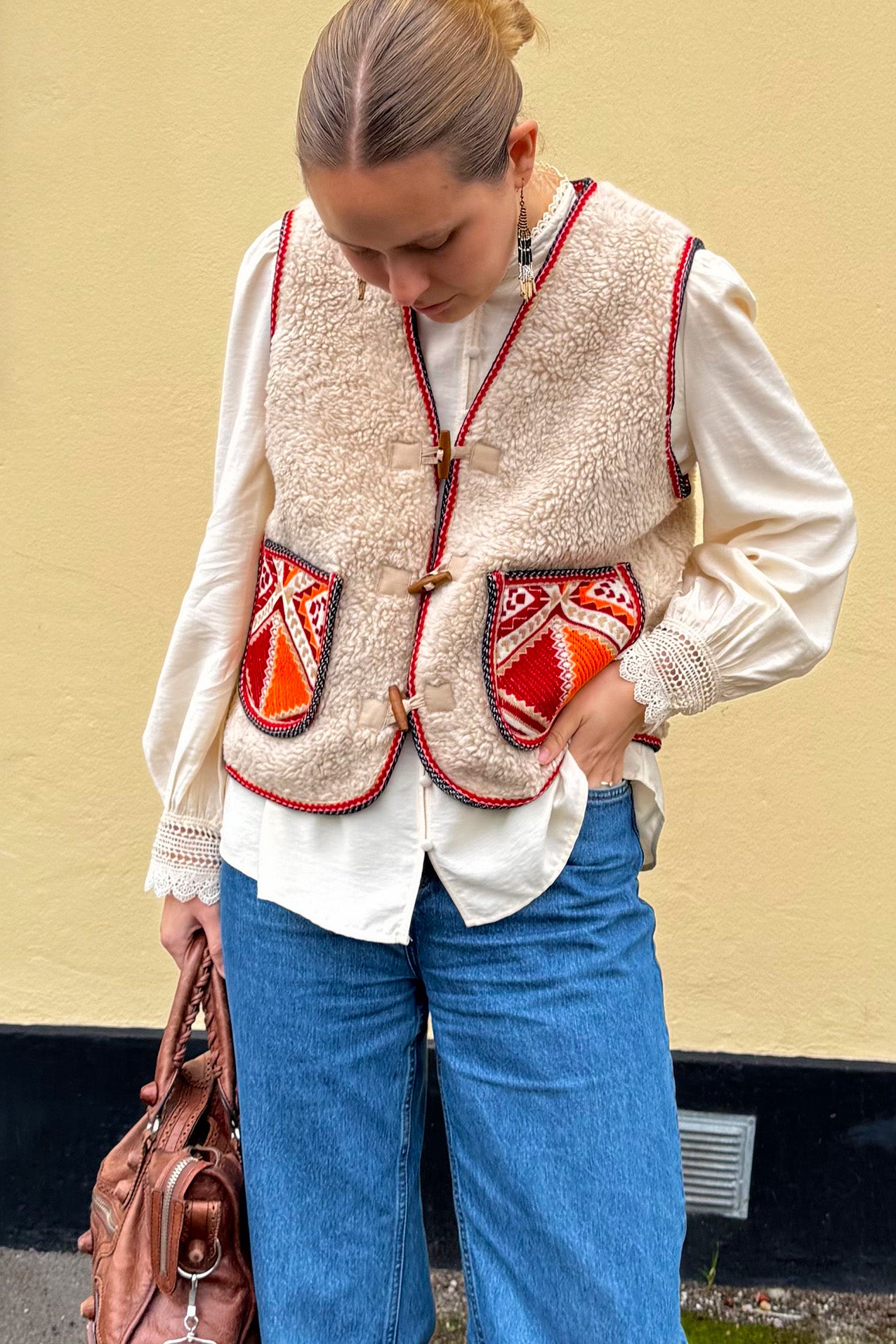 Lollys Laundry HugoLL Teddy Weste Vest 30 Red