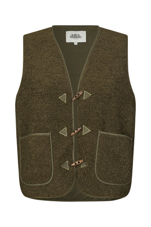 Lollys Laundry HugoLL Weste Vest Dunkelgrün