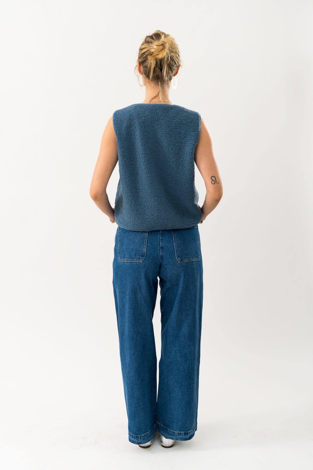 Lollys Laundry HugoLL Weste Vest Gedämpftes Blau