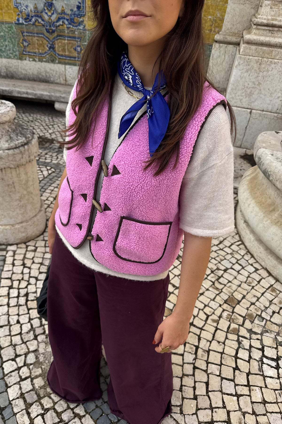 Lollys Laundry HugoLL Weste Vest Pink