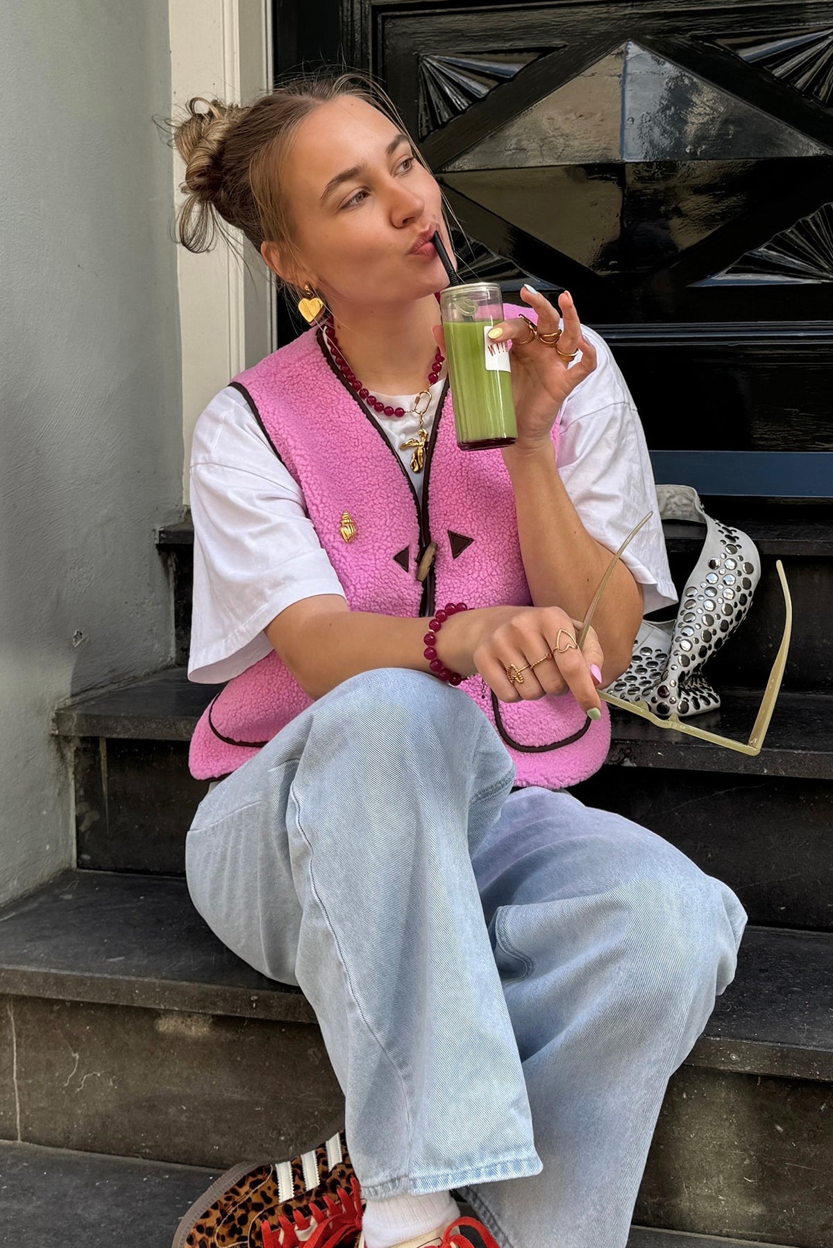 Lollys Laundry HugoLL Weste Vest Pink