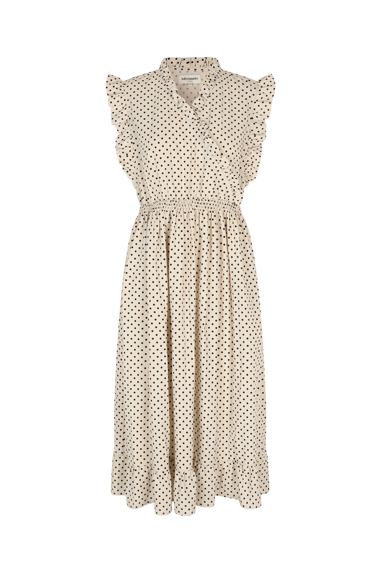 Lollys Laundry IdinaLL Midi Kleid Dress 02 Creme