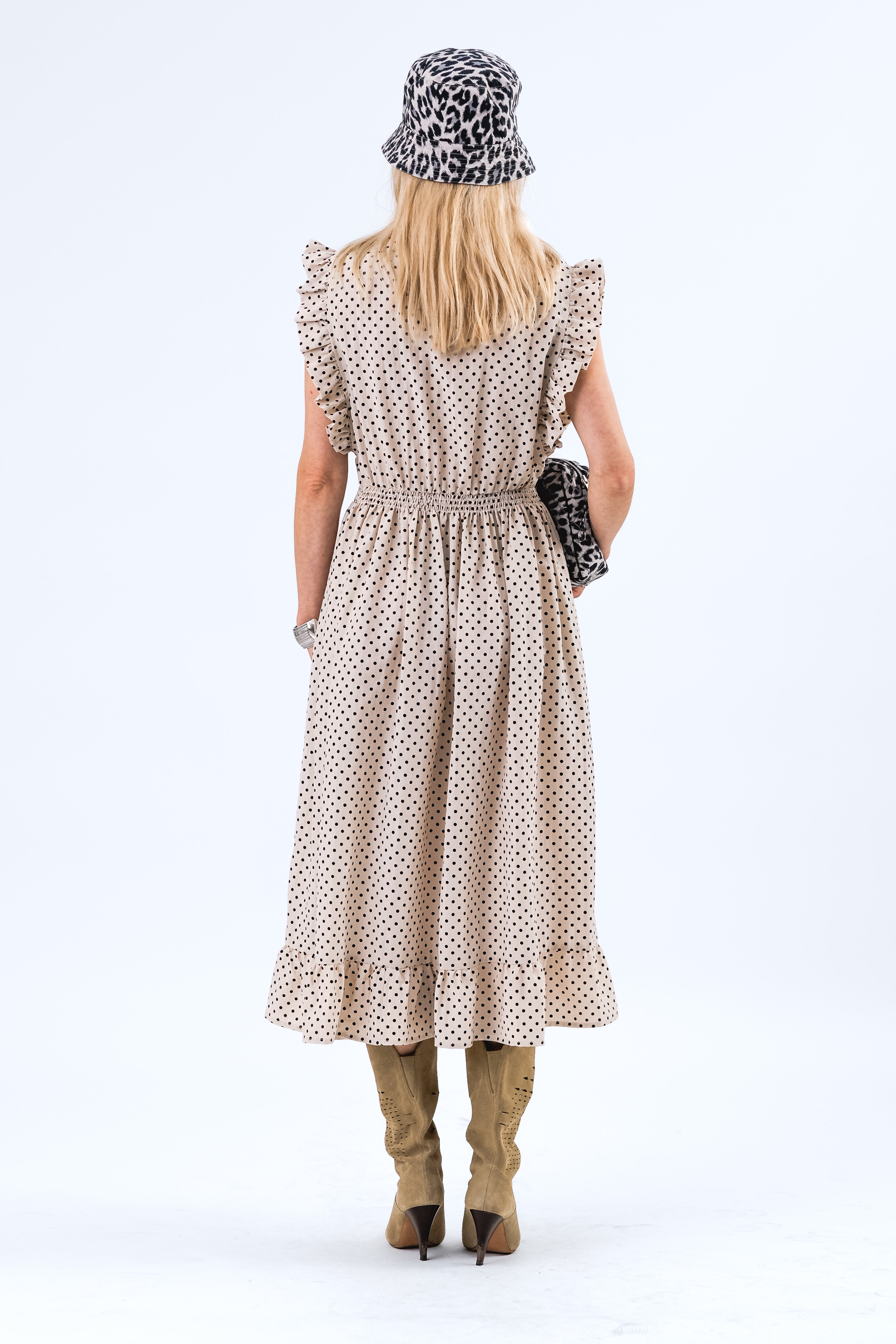 Lollys Laundry IdinaLL Midi Kleid Dress 02 Creme