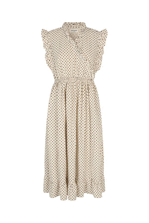 Lollys Laundry IdinaLL Midi Kleid Dress Creme