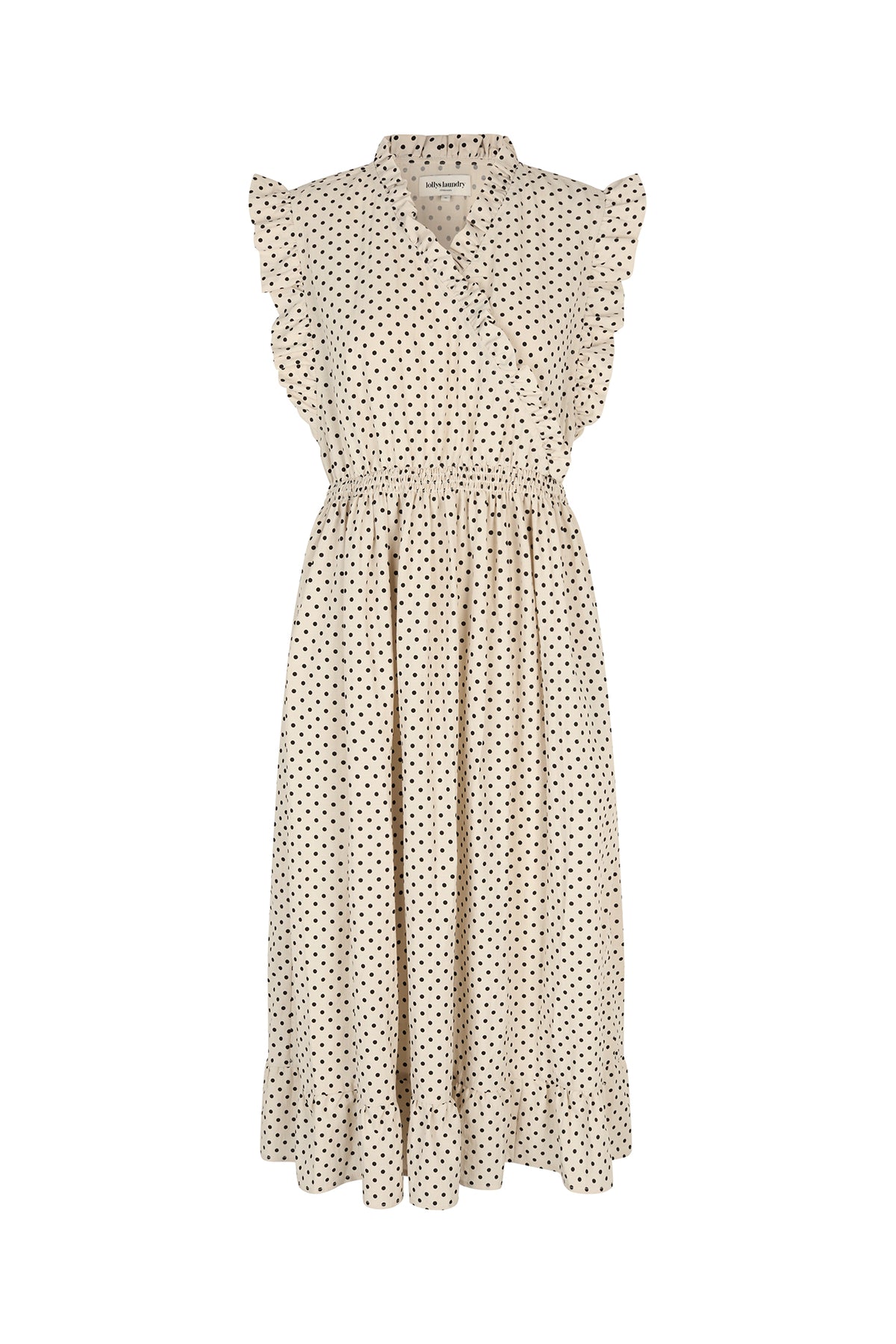 Lollys Laundry IdinaLL Midi Kleid Dress Creme