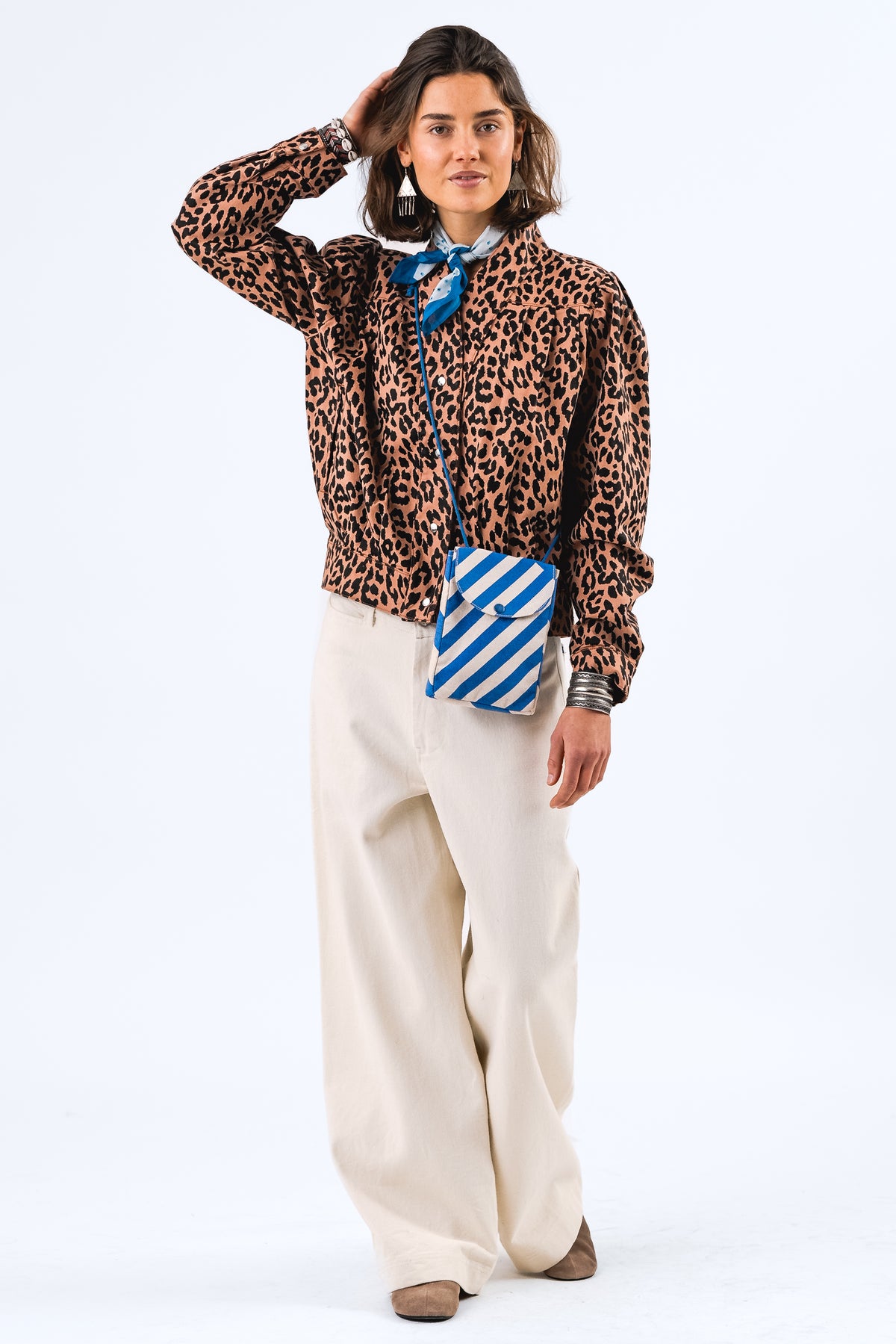 Lollys Laundry IrishLL Jacke Jacket Leopardenmuster