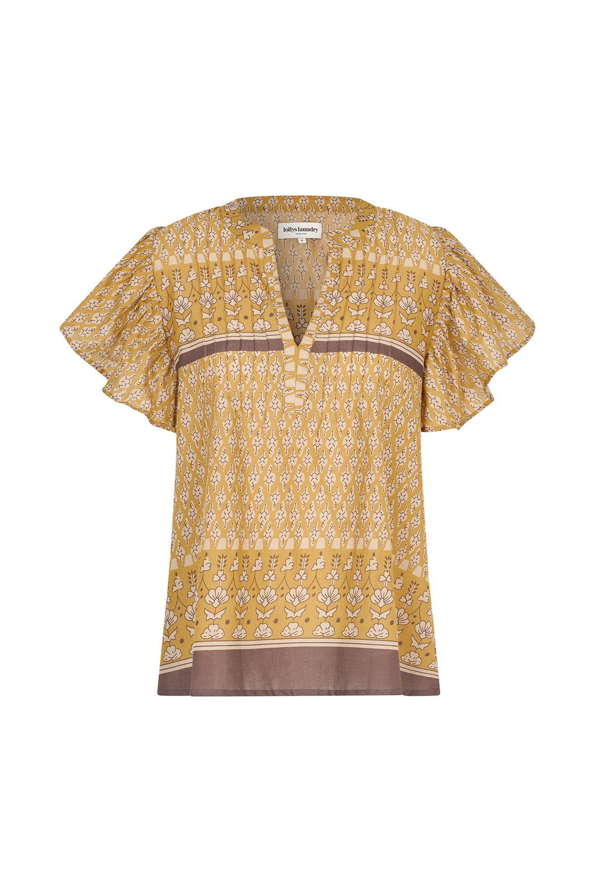 Lollys Laundry IsabelLL Bluse Blouse Goldgelb