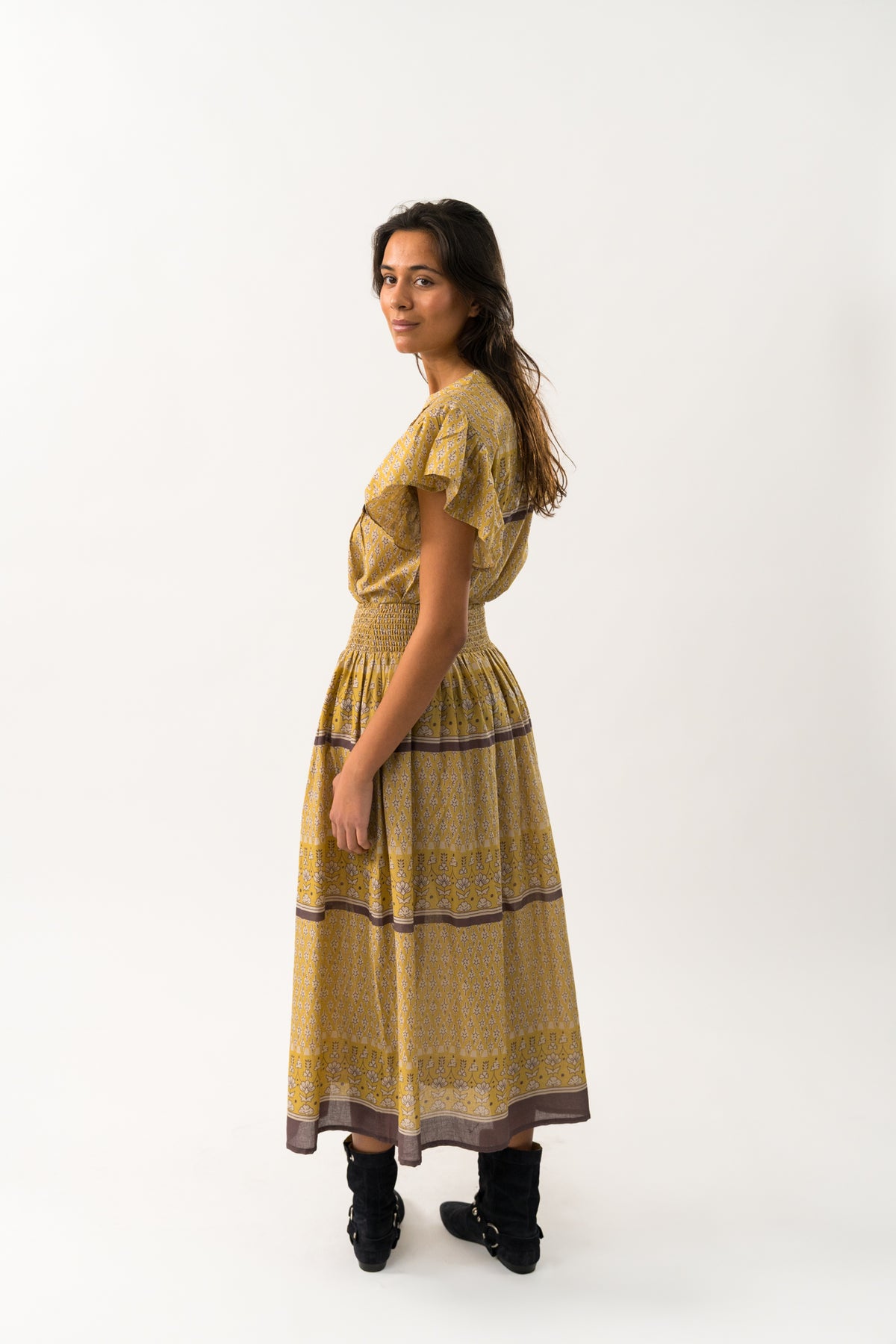 Lollys Laundry IsabelLL Bluse Blouse Goldgelb