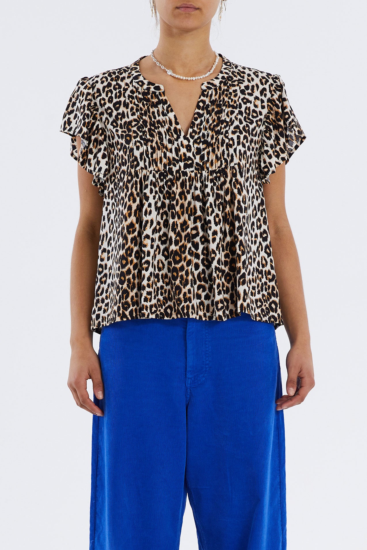 Lollys Laundry Isabel Top Top 72 Leopard Print