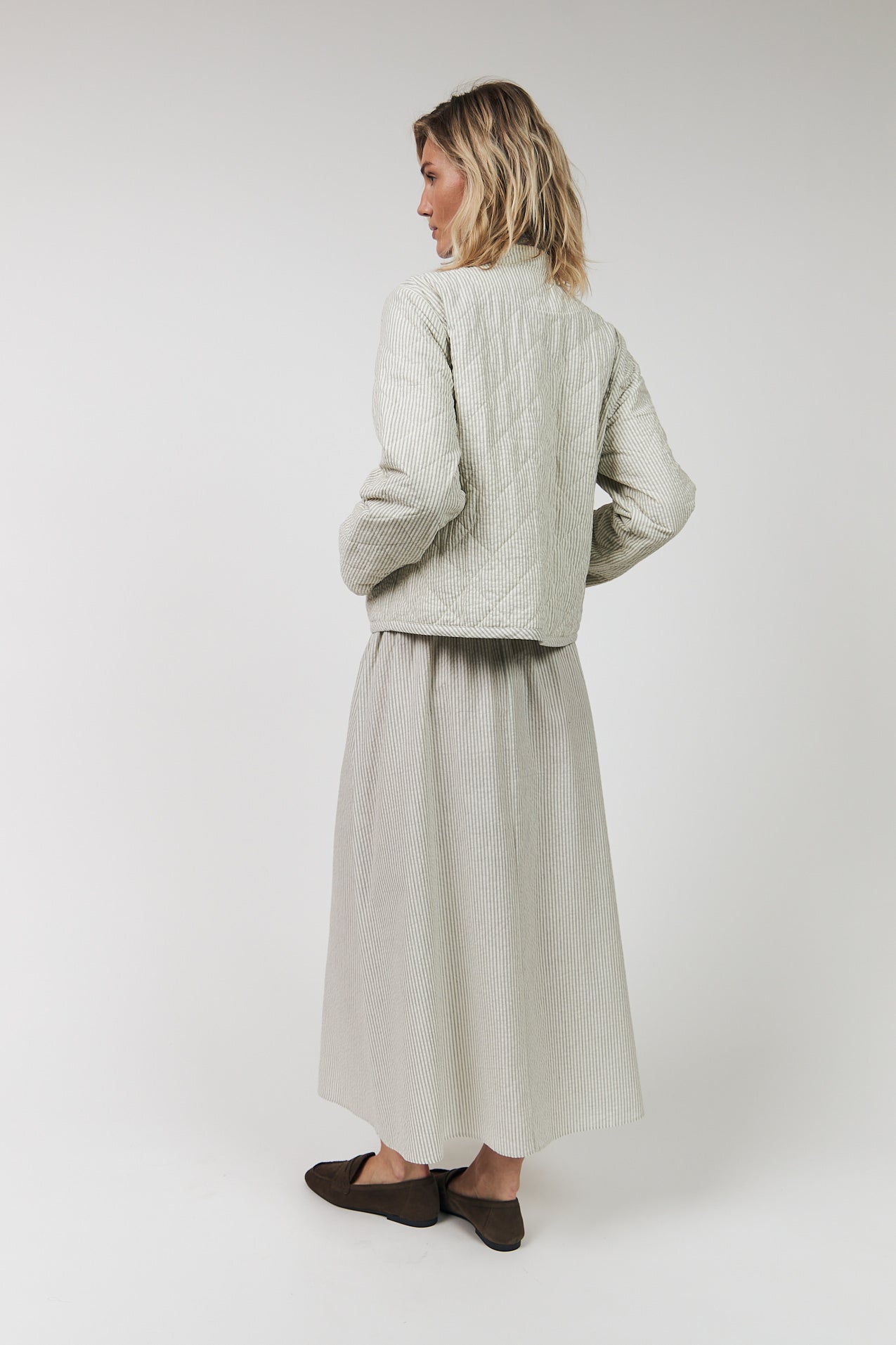 Lollys Laundry IslaLL Maxi Rock Skirt Streifen